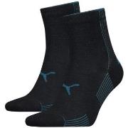 Puma Strumpor 2P Rib Quarter Sock Blå Strl 39/42 Dam