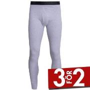 Dovre Long Johns Grå bomull Small Herr