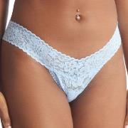 Hanky Panky Trosor 2P Daily Lace Low Rise Thong Ljusblå nylon One Size...