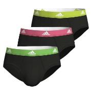 adidas Kalsonger 3P Active Flex Cotton Brief Flerfärgad-2 bomull Small...