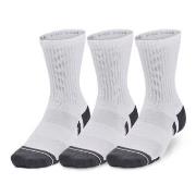 Under Armour Strumpor 3P Performance Cotton Mid Socks Vit Medium