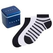 Falke Strumpor 3P Ankle Sock Happy Box Vit bomull Strl 39/42