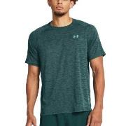 Under Armour Tech Textured SS Shirt Grön polyester Medium Herr