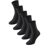 Schiesser Strumpor 5P Women Socks Helsvart Strl 39/42 Dam