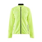 Craft Rush Wind Jacket W Limegrön polyamid Small Dam