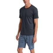 Calida Relax Streamline 2 Short Pyjamas Marin mönstrad bomull Small He...