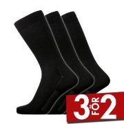 Dovre Strumpor 3P Bamboo Sock Svart Strl 45/48 Herr