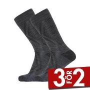 Dovre Strumpor 2P Organic Wool Terry Socks Mörkgrå Strl 43/44 Herr