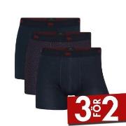 Dovre Kalsonger 3P Recycled Polyester Boxers Marin/Röd  polyester Smal...