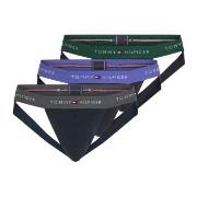 Tommy Hilfiger Kalsonger 3P WB Jockstrap Flerfärgad ekologisk bomull M...