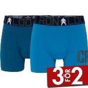 CR7 Cristiano Ronaldo Kalsonger 2P Boys Trunk Briefs Blå bomull 134-14...