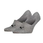 Puma Strumpor 2P Unisex Mid Cut Footie Socks Grå Strl 39/42