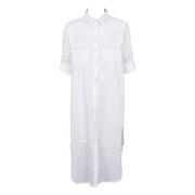 Missya Lione Beach Dress Vit bomull Small Dam