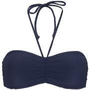 Damella Olivia Textured Padded Bikini Bra Marin nylon 38 Dam