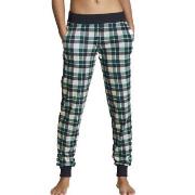 Calida Favourites Holiday Pants With Cuff Grön/Rutig bomull X-Small Da...