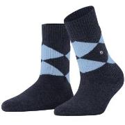 Burlington Strumpor Women Cosy Argyle House socks Blå Strl 36/41 Dam