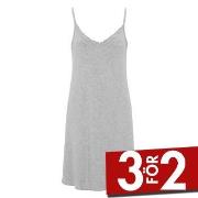 Damella Bamboo Nightdress Without Sleeves Grå Bambu Small Dam