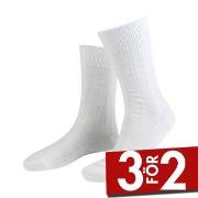 Amanda Christensen Strumpor Grade Wide Rib Ankle Socks Vit Strl 39/42