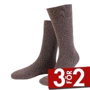 Amanda Christensen Strumpor True Ankle Dot Sock Brun Strl 39/42 Herr