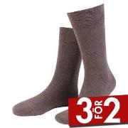 Amanda Christensen Strumpor True Combed Cotton Sock Brun Strl 39/42