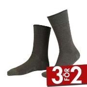 Amanda Christensen Strumpor True Stripe Ankle Sock Oliv Strl 39/42