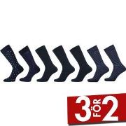 Dovre Strumpor 7P Bamboo Viscose Socks Marin Strl 40/45 Herr