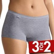 Sloggi Trosor Basic Short Grå bomull 38 Dam