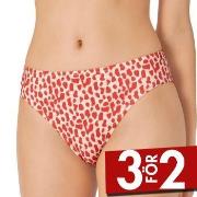 Sloggi Koh Tachai High Leg Bikini Brief Röd/Vit Small Dam