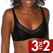 Sloggi BH 2P Oxygene Infinite Soft Bra Svart Small Dam