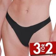 Sloggi Trosor ZERO Feel 2 0 Tiny Tanga Svart Small Dam