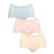 Missya Kalsonger 3P Lace Maxi Flerfärgad Small Dam