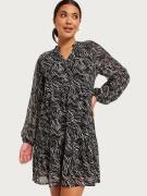Object Collectors Item - Långärmade klänningar - Black Sandshell Zebra...