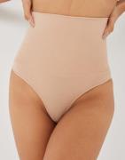 Bye Bra - Beige - Seamless High Waist Thong