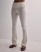 Nelly - Vit - Soft Lounge Knit Pant