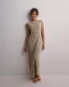 Selected Femme - Beige - Slfhanna Sl Long Knit Dress