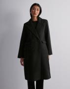 Only - Svart - Onlmonika Fitted Wool Coat Cc Otw