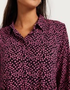 JDY - Multi/Mönstrad - Jdypiper L/S Aop Shirt Dress Wvn Di