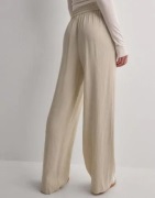 Selected Femme - Beige - Slfviva-Gulia Hw Long Linen Pant No