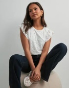 Vero Moda - Vit - Vmtassa Sl Frill Top Noos