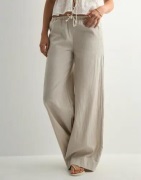 Nelly - Beige - Pull On Linen Pants