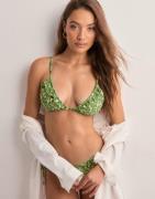 BECKSÖNDERGAARD - Grön - Fleurie Bella Frill Bikini Top