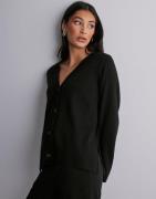 OBJECT - Svart - Objester L/S Cardigan Noos