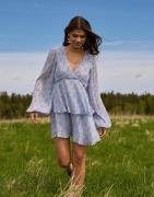 Nelly - Blommig - Fine Pleated Dress