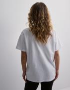 Pieces - Vit - Pcskylar Ss Oversized Tee Noos