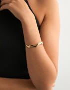Pieces - Guld - Fptrine Bracelet Cuff Plated
