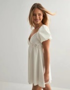 Nelly - Vit - Fine Day Dress