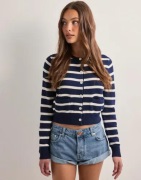 One Teaspoon - Blå - Bandit Low Waist Denim Shorts