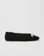 Nelly - Svart - Fluffy Decore Ballerina
