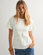 Only - Vit - Onlmarie Life S/S Ruching Top Jrs N