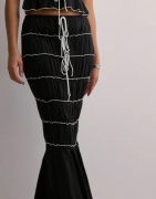 Nelly - Svart - Sweet Contrast Skirt